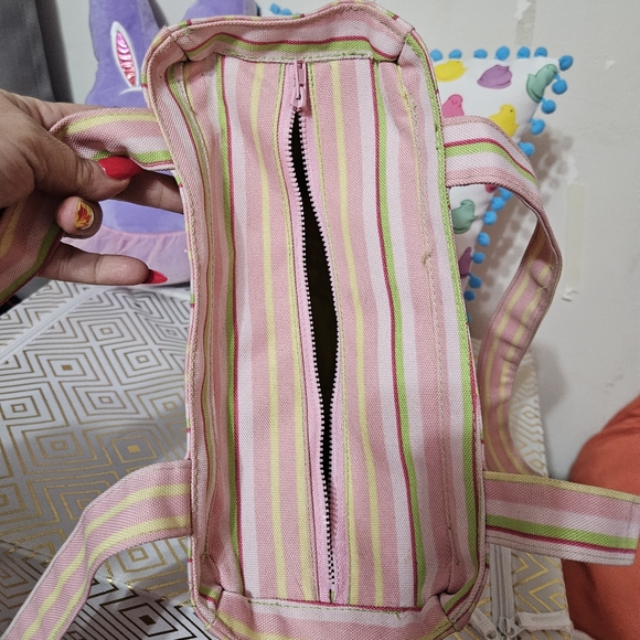 Special Delivery Multi color Pink Geen Yellow Red  Mini Tote Bag - Picture 7 of 14